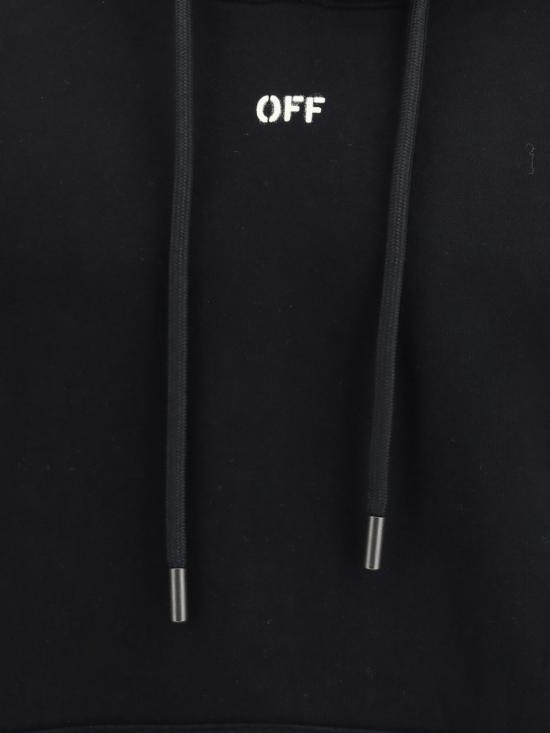 26SS 오프화이트 후드 티셔츠 44MBB085S26F00R 0001 Black - OFF WHITE