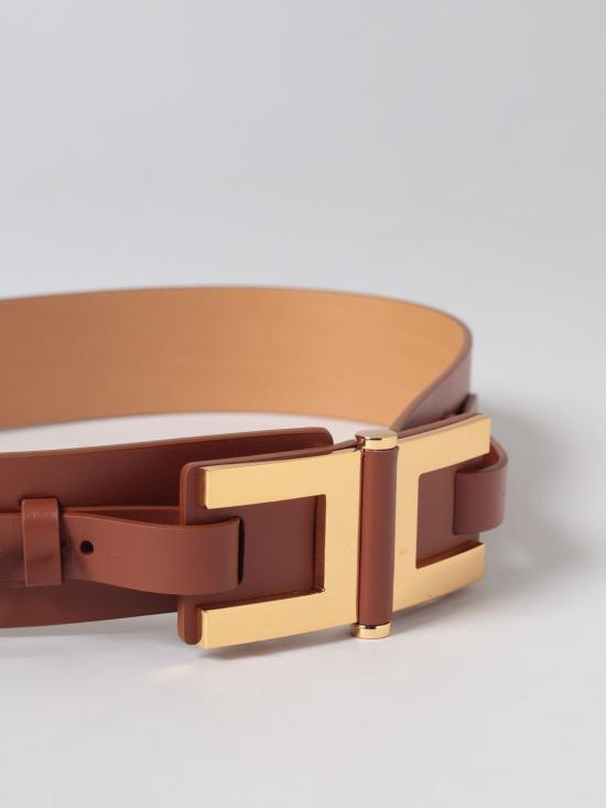 26SS 엘리자베타프랜치 레귤러 벨트 CT50S61E2 027 Earth - ELISABETTA FRANCHI