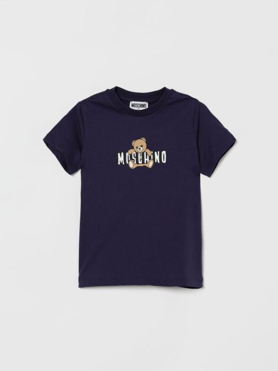 26SS [키즈] 모스키노 티셔츠 HZM058LAA03 40016 Navy