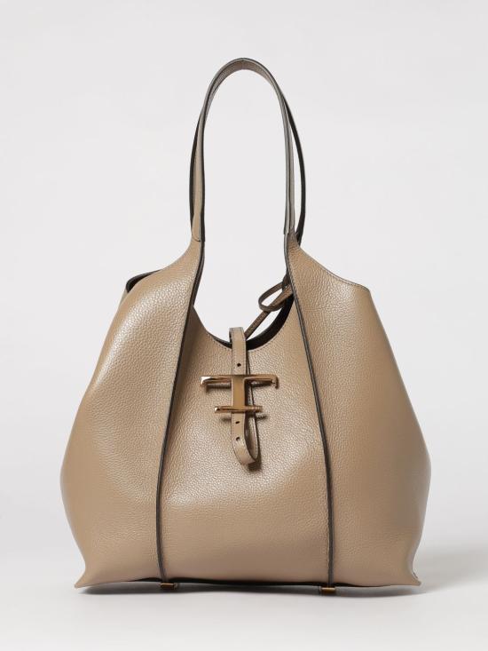 26SS 토즈 T 타임리스 쇼퍼 백 스몰 XBWTSBA0200XSO C413 Dove Grey