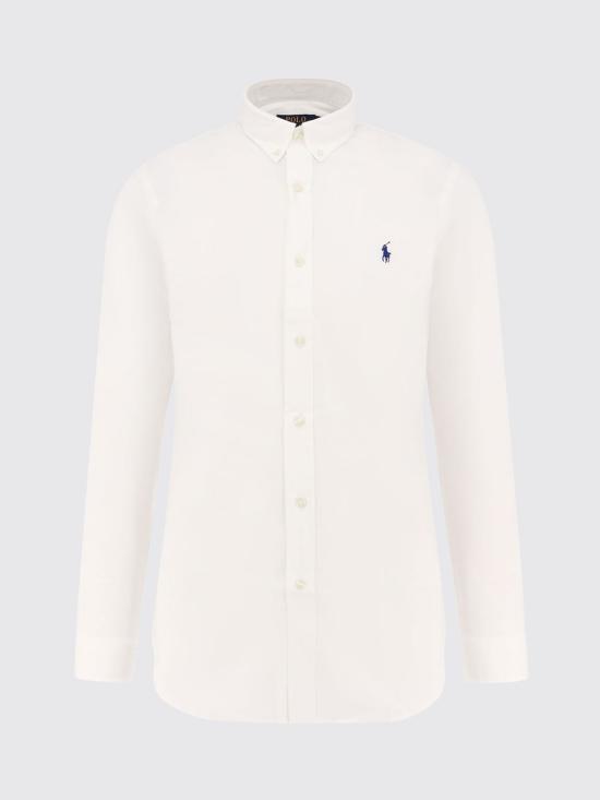 26SS 폴로 랄프로렌 긴팔 셔츠 710928254 002 White - POLO RALPH LAUREN