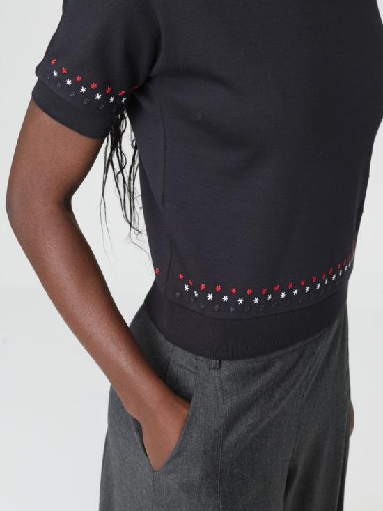 26SS 톰브라운 반팔 티셔츠 FJS255EJ0055001 BLACK DOM - THOM BROWNE