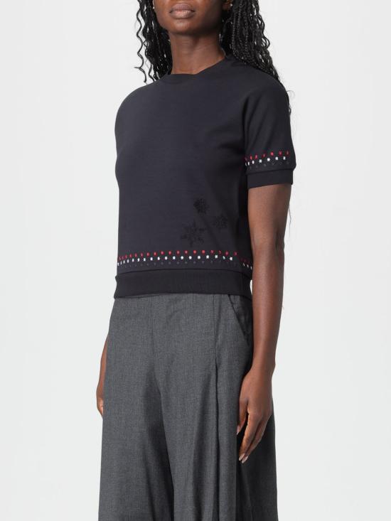 26SS 톰브라운 반팔 티셔츠 FJS255EJ0055001 BLACK DOM - THOM BROWNE