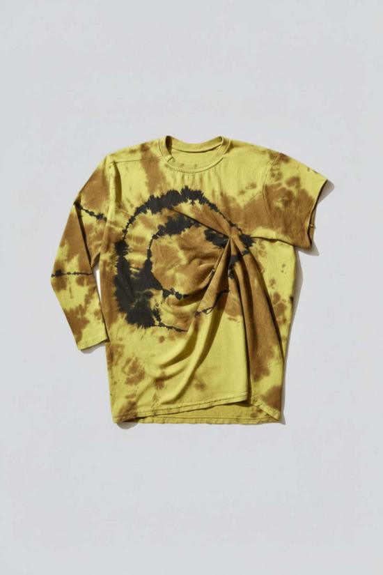  오토링거 긴팔 티셔츠 오톨린저 타이 다이 시프트 슬리브 탑 - OTTOLINGER