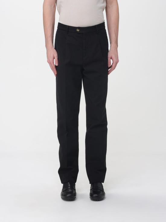 26SS 브루넬로 쿠치넬리 스트레이트 팬츠 M252DE1450C101 BLACK DOM