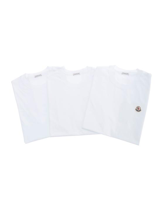 26SS 몽클레어 반팔 티셔츠 8C00032829H8001 WHITE DOM - MONCLER