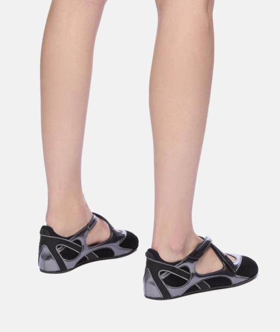 26SS 디 아티코 플랫 슈즈 250WSH00871MIX024AA 100 BLACK - THE ATTICO