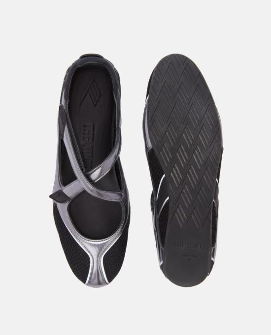 26SS 디 아티코 플랫 슈즈 250WSH00871MIX024AA 100 BLACK - THE ATTICO