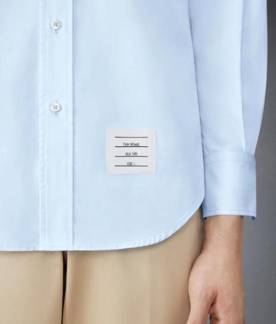 26SS 톰브라운 긴팔 셔츠 MWL001A03113 480 LIGHT BLUE - THOM BROWNE