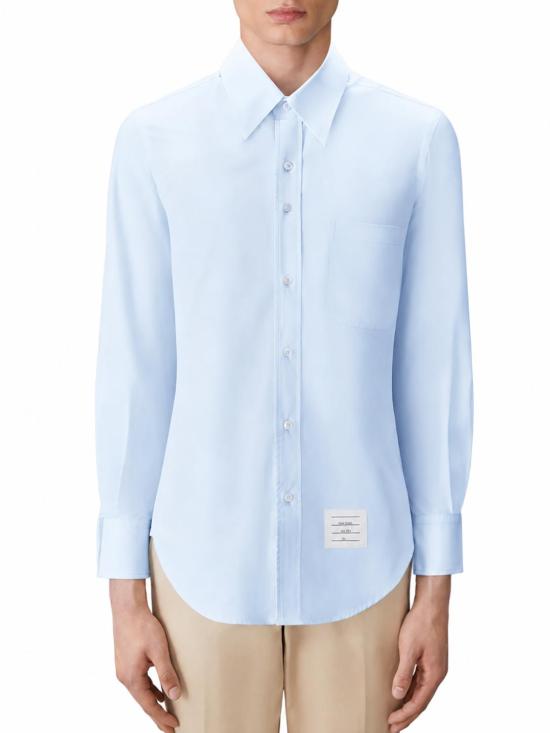 26SS 톰브라운 긴팔 셔츠 MWL001A03113 480 LIGHT BLUE - THOM BROWNE