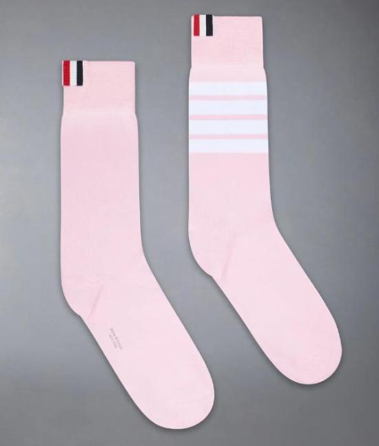 26SS 톰브라운 라이트웨이트 코튼 4바 미드카프 삭스 FAS020B01690 641