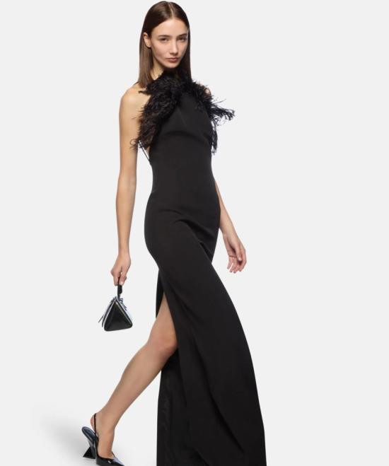 26SS 디 아티코 미디 원피스 260WCW00264PLL088FS 100 BLACK - THE ATTICO