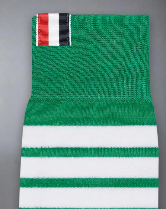 26SS 톰브라운 라이트웨이트 코튼 4바 미드카프 삭스 FAS020B01690 345 - THOM BROWNE