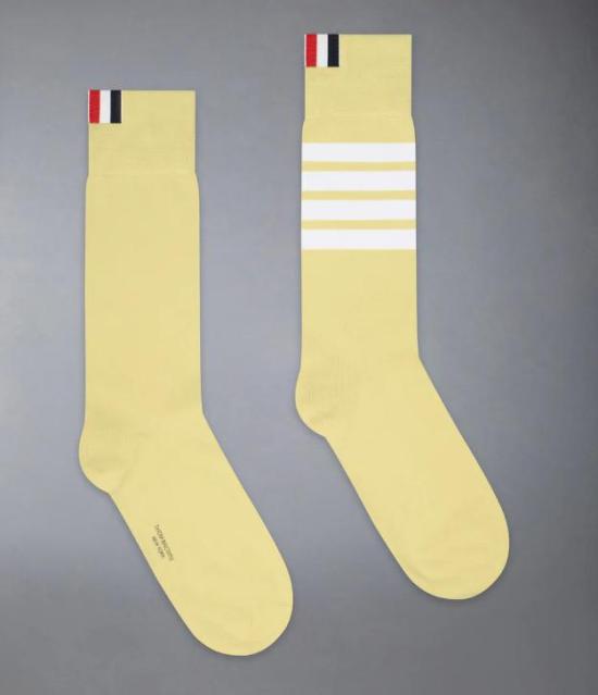 26SS 톰브라운 라이트웨이트 코튼 4바 미드카프 삭스 FAS020B01690 741