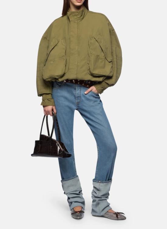 26SS 디 아티코 자켓 260WCB00103CCC123OD 081 MILITARY GREEN - THE ATTICO