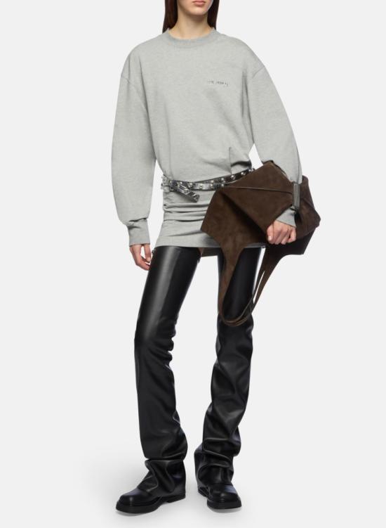 26SS 디 아티코 미디 원피스 260WCA00393JJF006AA 183 MELANGE GREY - THE ATTICO