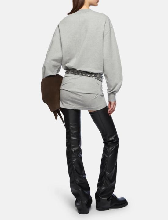 26SS 디 아티코 미디 원피스 260WCA00393JJF006AA 183 MELANGE GREY - THE ATTICO