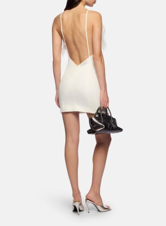 26SS 디 아티코 미디 원피스 260WCA00468PLL088FS 001 WHITE - THE ATTICO