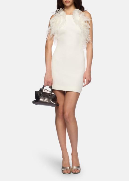 26SS 디 아티코 미디 원피스 260WCA00468PLL088FS 001 WHITE - THE ATTICO