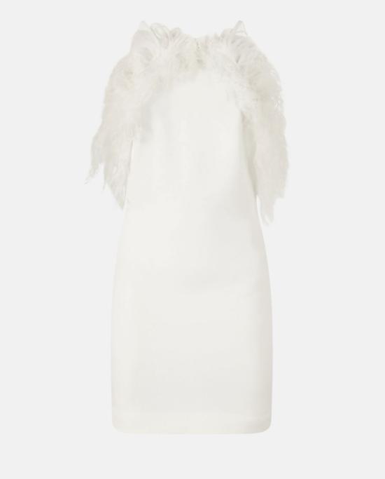 26SS 디 아티코 미디 원피스 260WCA00468PLL088FS 001 WHITE