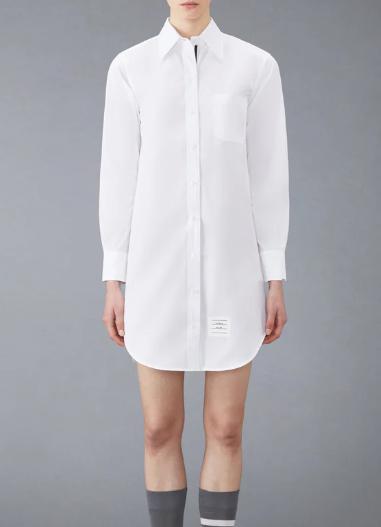 26SS 톰브라운 미디 원피스 FDS002E03113 100 WHITE