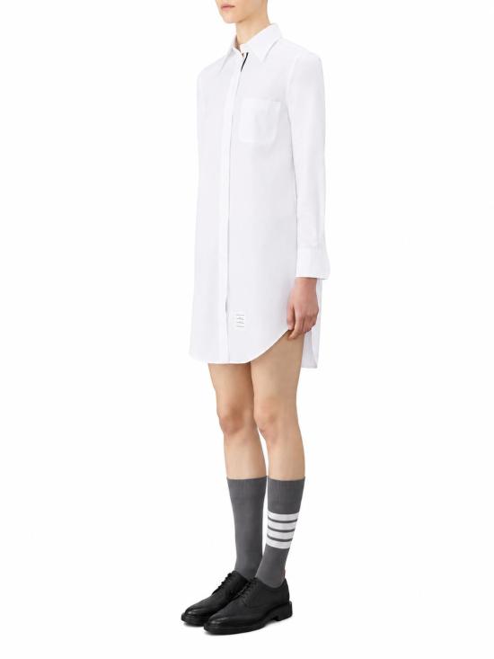26SS 톰브라운 미디 원피스 FDS002E03113 100 WHITE - THOM BROWNE