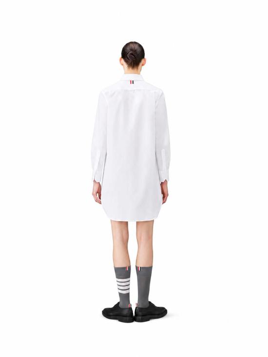 26SS 톰브라운 미디 원피스 FDS002E03113 100 WHITE - THOM BROWNE