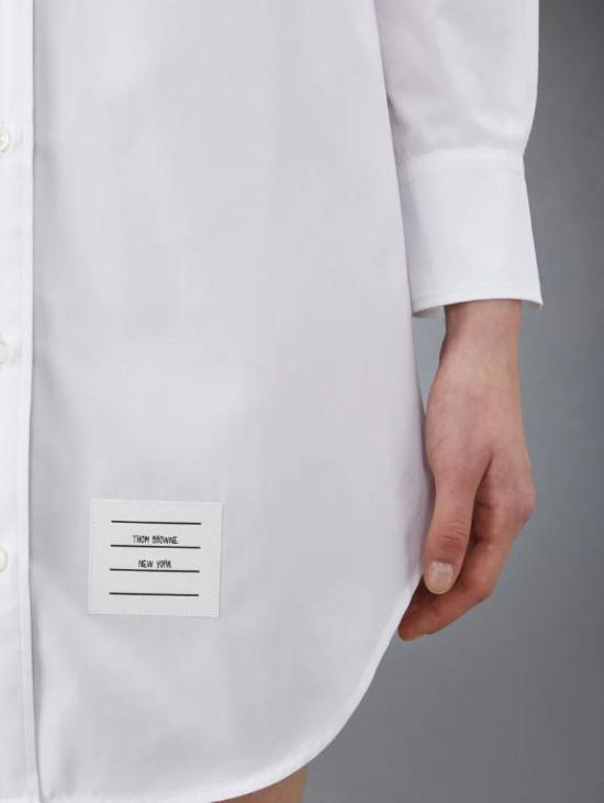 26SS 톰브라운 미디 원피스 FDS002E03113 100 WHITE - THOM BROWNE