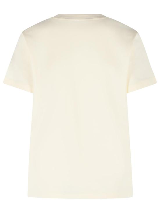 26SS 몽클레어 반팔 티셔츠 093 8C000 30 89AUO034 Cream - MONCLER