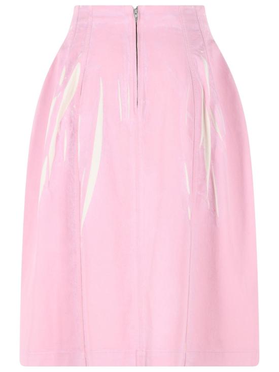 26SS 마르니 미디 스커트 GOJD0703A1 USCY64PRC13 Pink - MARNI