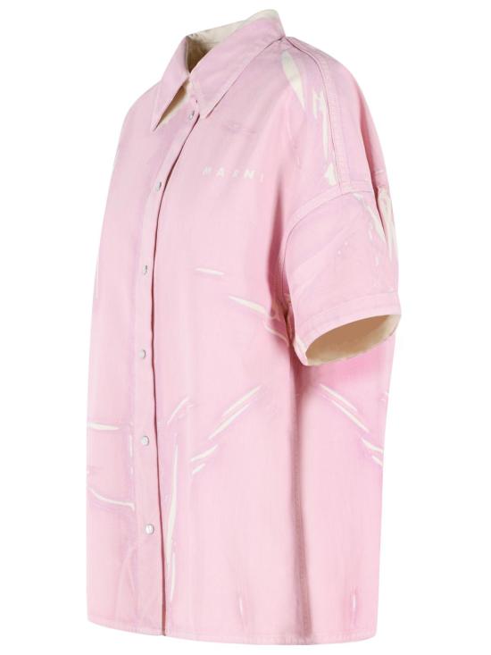 26SS 마르니 셔츠 CAJD0565A1 USCY64PRC13 Pink - MARNI