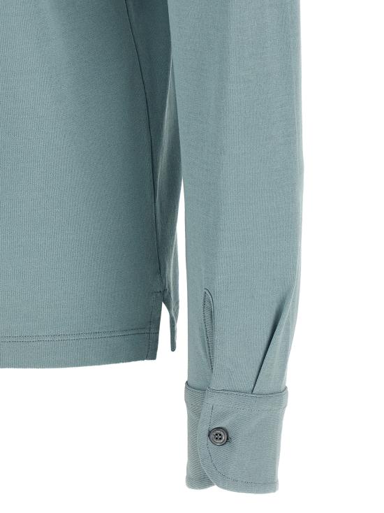 26SS 자노네 폴로 티셔츠 815132ZG380Z4220 Light Blue - ZANONE