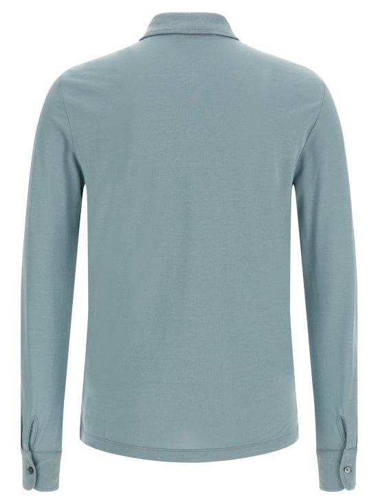 26SS 자노네 폴로 티셔츠 815132ZG380Z4220 Light Blue - ZANONE