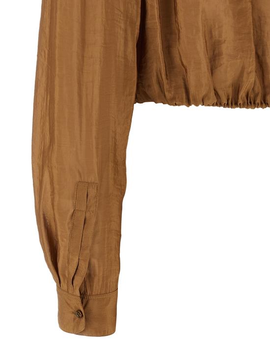 26SS 생로랑 블라우스 856831Y3K312005 Brown - SAINT LAURENT