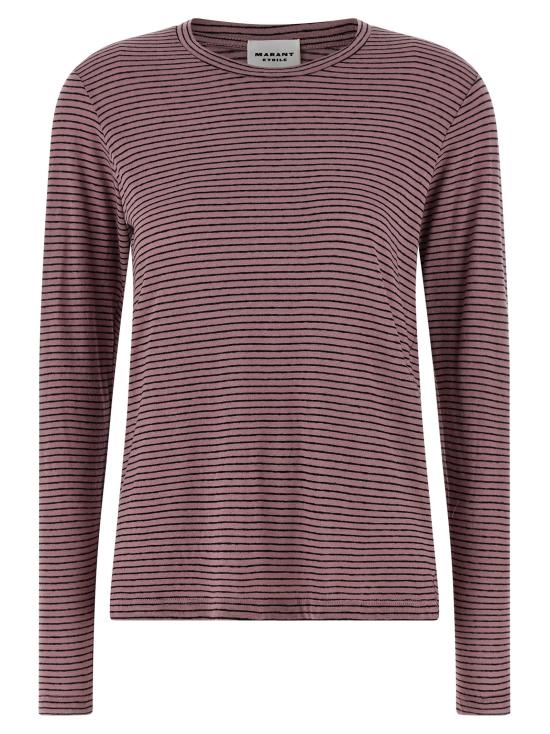 26SS 이자벨마랑에뚜왈 긴팔 티셔츠 TS0012FBD1N02ELKBK Pink