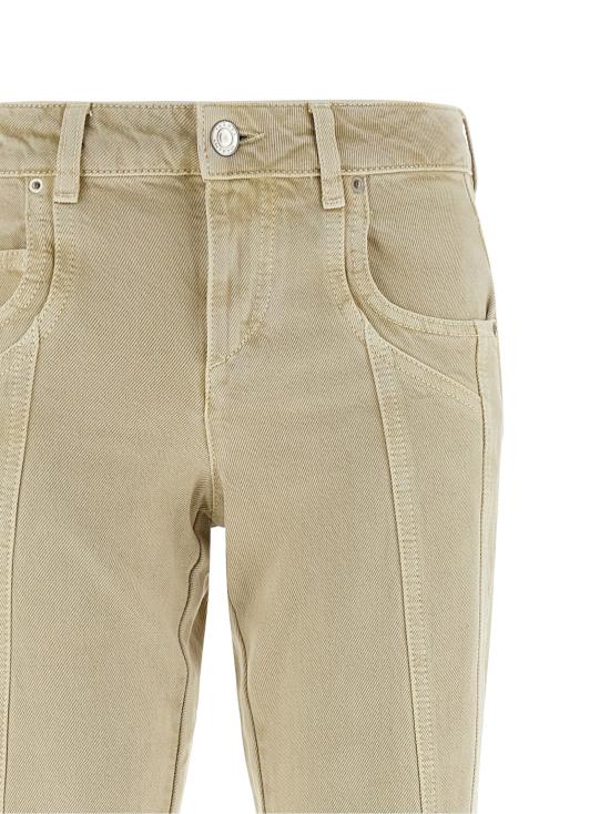 26SS 이자벨마랑에뚜왈 데님 팬츠 PA0671FAD1H02E23EC Beige - ISABEL MARANT ETOILE