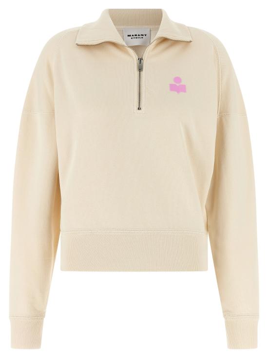 26SS 이자벨마랑에뚜왈 긴팔 티셔츠 SW0093FAD1M04EECPK Beige