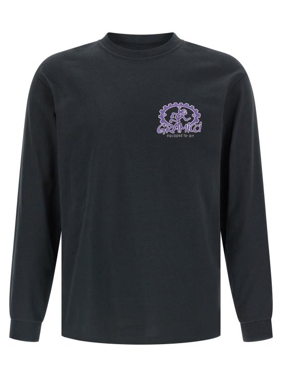 26SS 그라미치 긴팔 티셔츠 G6SUT101VINTAGEBLACK Black