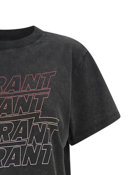 26SS 이자벨마랑에뚜왈 반팔 티셔츠 TS0147FAB1N09E01OK Gray - ISABEL MARANT ETOILE