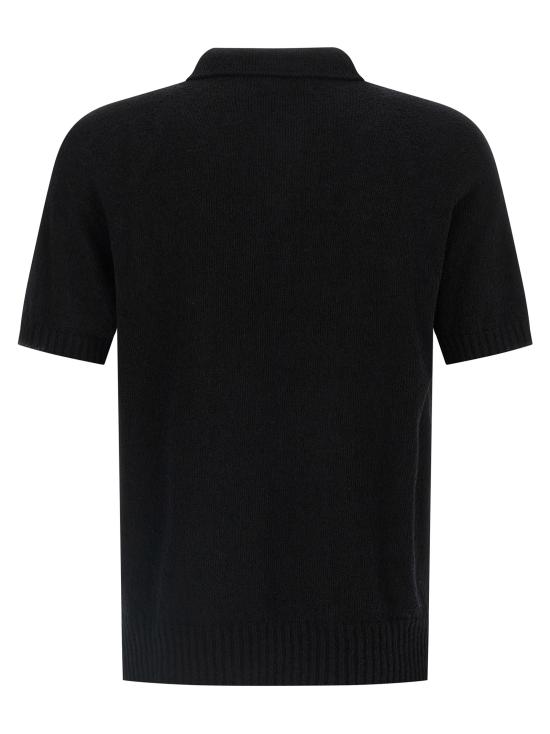 26SS 마리아 폴로 티셔츠 YSK003D8 Black - MA RY YA