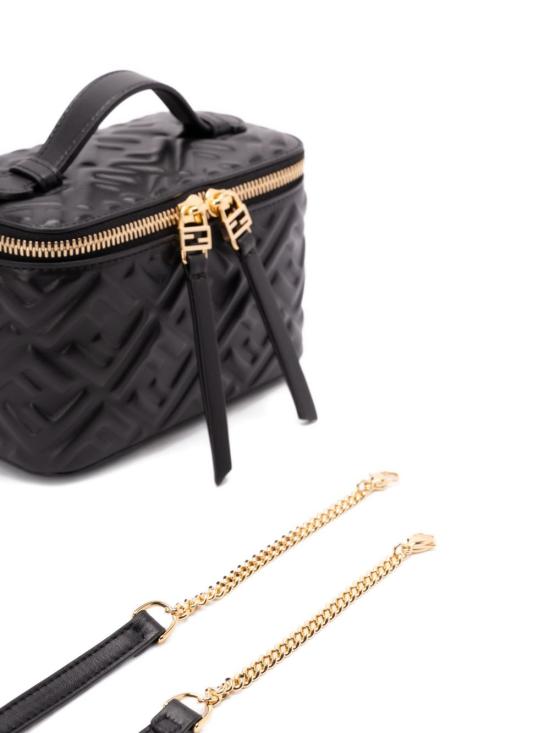 26SS 펜디 배니티 FF 모티프 나파 레더 미니백 8BS108 AAJDF0KUR Black - FENDI