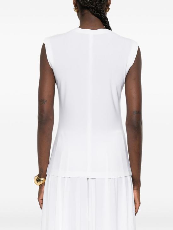 26SS 노마카말리 민소매 티셔츠 KK4256PLE91 944 White - NORMA KAMALI