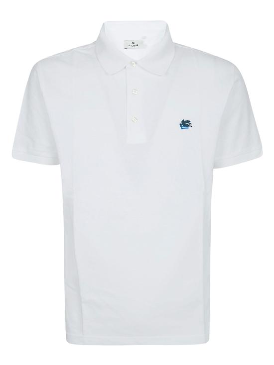 26SS 에트로 폴로 티셔츠 MRMD0005 AU135 W0001 WHITE - ETRO