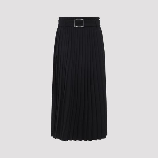 26SS 스포트막스 롱 스커트 2612101081600 002 NERO BLACK - SPORTMAX