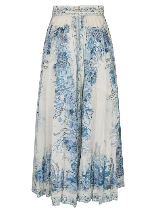 26SS 짐머만 롱 스커트 5851SRS262 BLTL BLUE TOILE