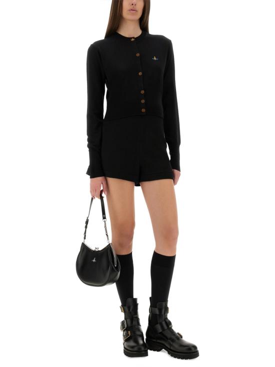 26SS 비비안웨스트우드 베아 크롭드 가디건 1803002U Y001AN402 BLACK - VIVIENNE WESTWOOD