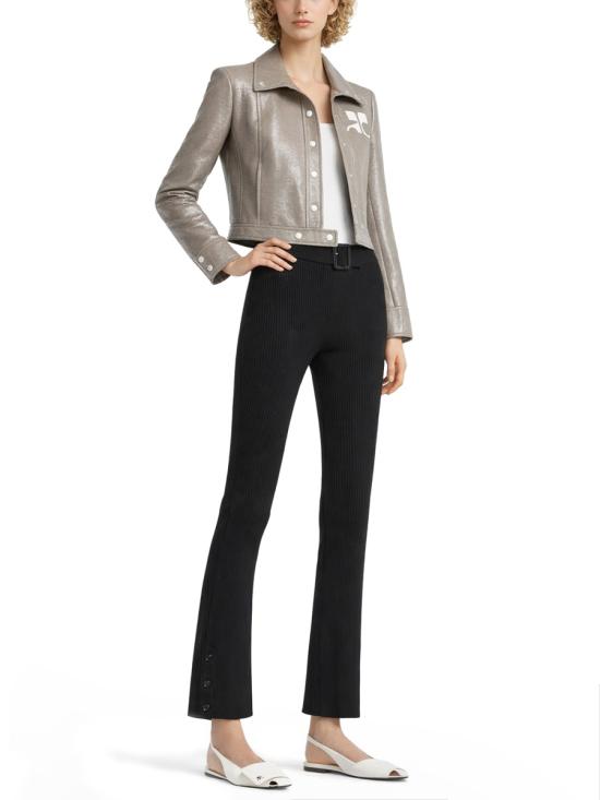 26SS 쿠레쥬 가죽 자켓 223CBL005 VY00141099 DOVE - COURREGES