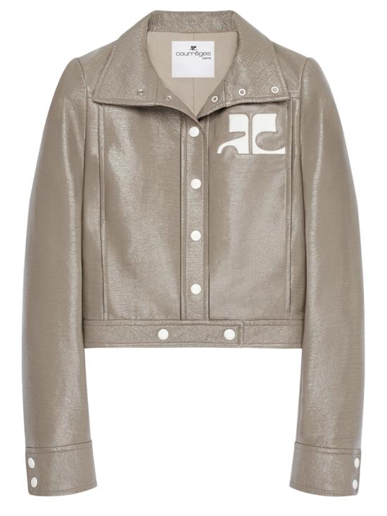 26SS 쿠레쥬 가죽 자켓 223CBL005 VY00141099 DOVE