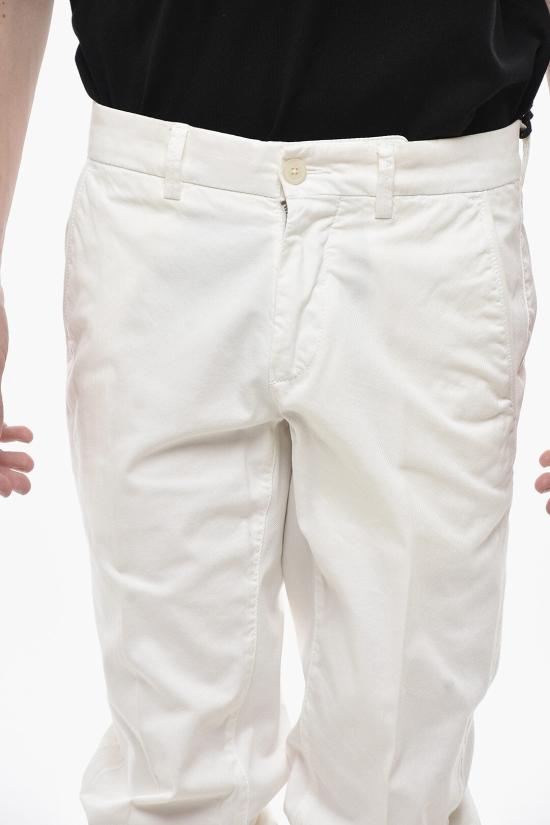  꼬르넬리아니 치노 팬츠 794EL5 7120167 028 White - CORNELIANI