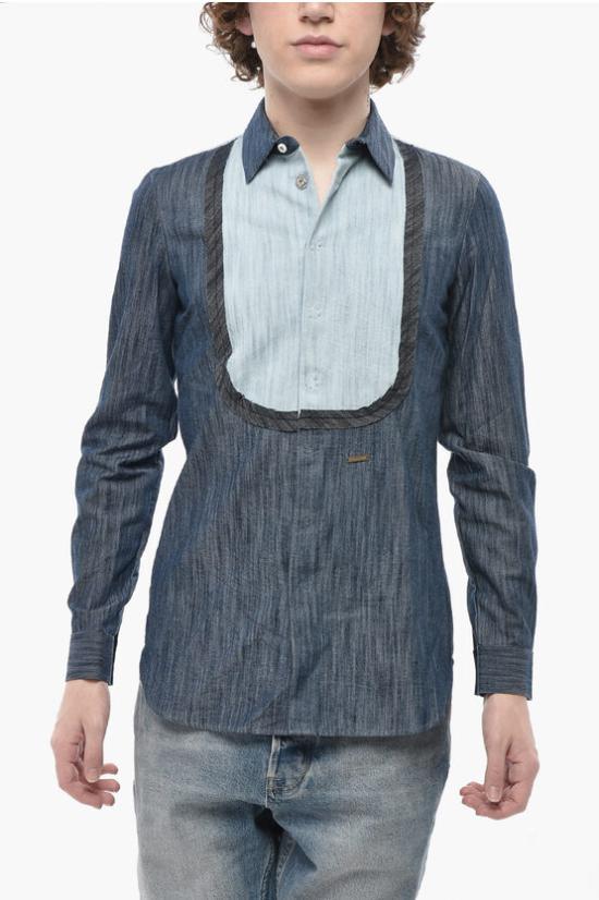  디스퀘어드2 데님 셔츠 W1774GD0305S22427470 Blue